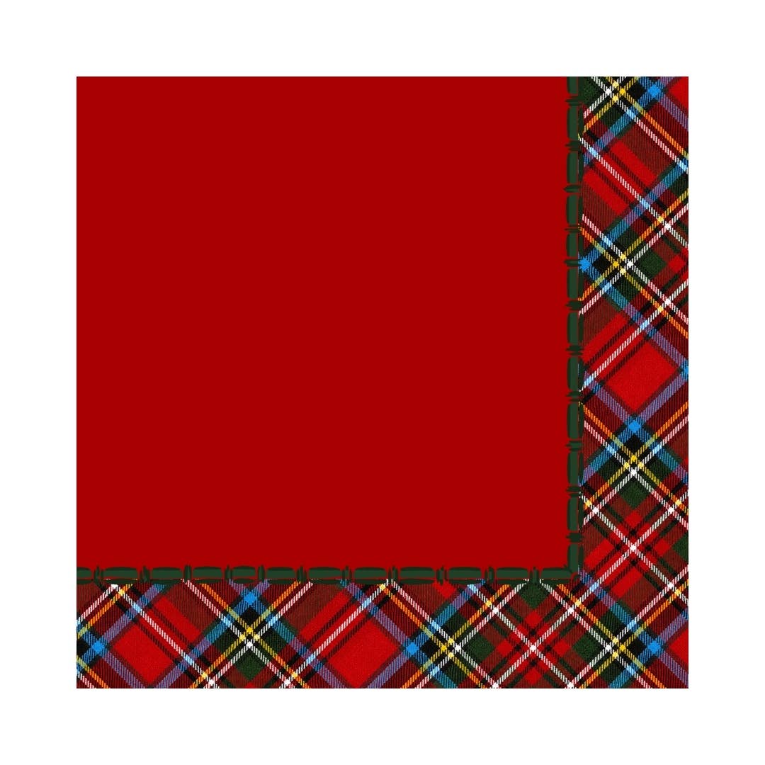 Anders Ruff Design Co. - NEOPRENE Tartan Tidings Mahjong Mat