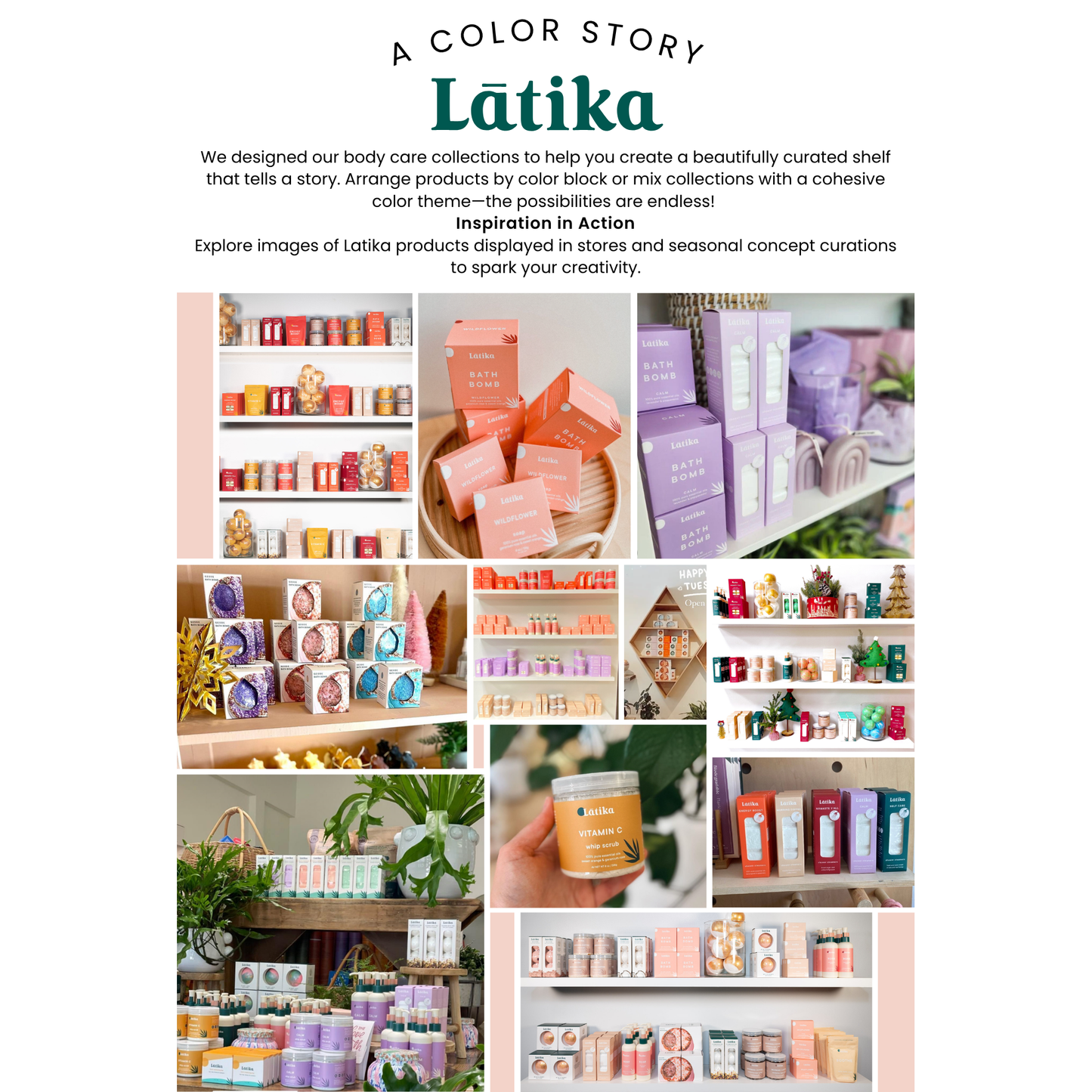 Latika Beauty - Pink Christmas🎄 Fizzing Bath Soak