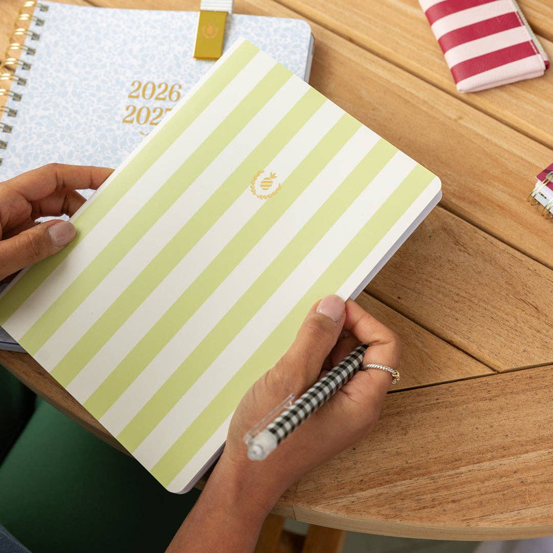Mid-Size Notebook - Club Stripe - Simplified by Emily Ley