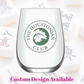 Fabuplates - Mahjong Stemless 4 ct VARIETY Gift Set Plastic Wine Glasses