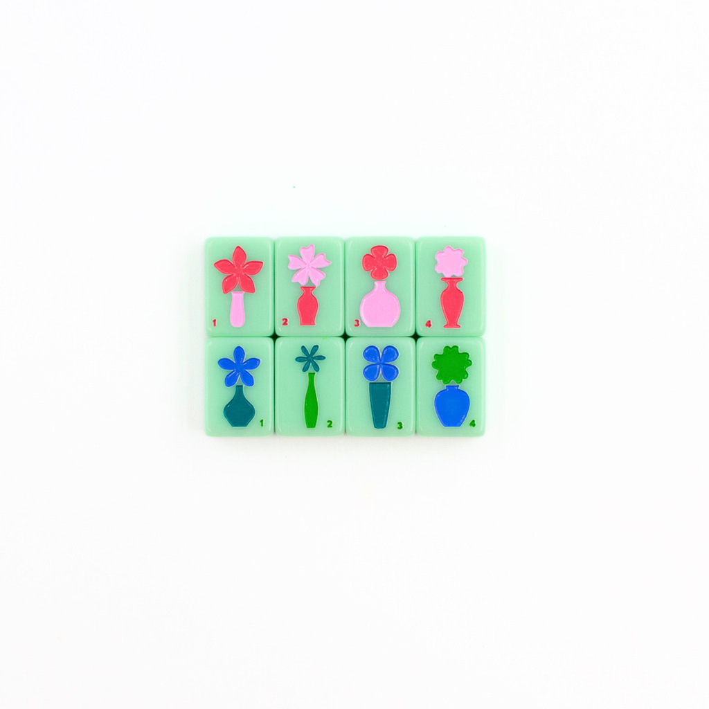 LIMITED TIME SALE - My Fair Mahjong - MINI TRAVEL MAHJONG  |  Mini Anywhere Series  |  Green