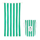 Dock & Bay USA  Quick Dry Towels - Cabana - Cancun Green: Large (63x35")