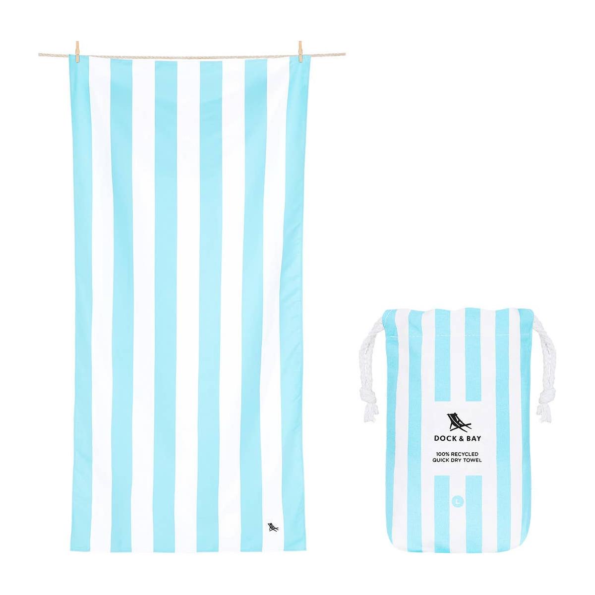 Quick Dry Towels - Cabana - Tulum Blue: Tulum Blue / Large (63x35")
