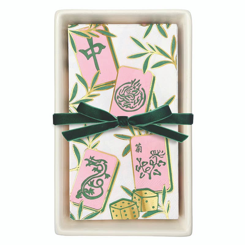 Santa Barbara Design Studio by Creative Brands Mahj Ceramic Guest Napkin Tray