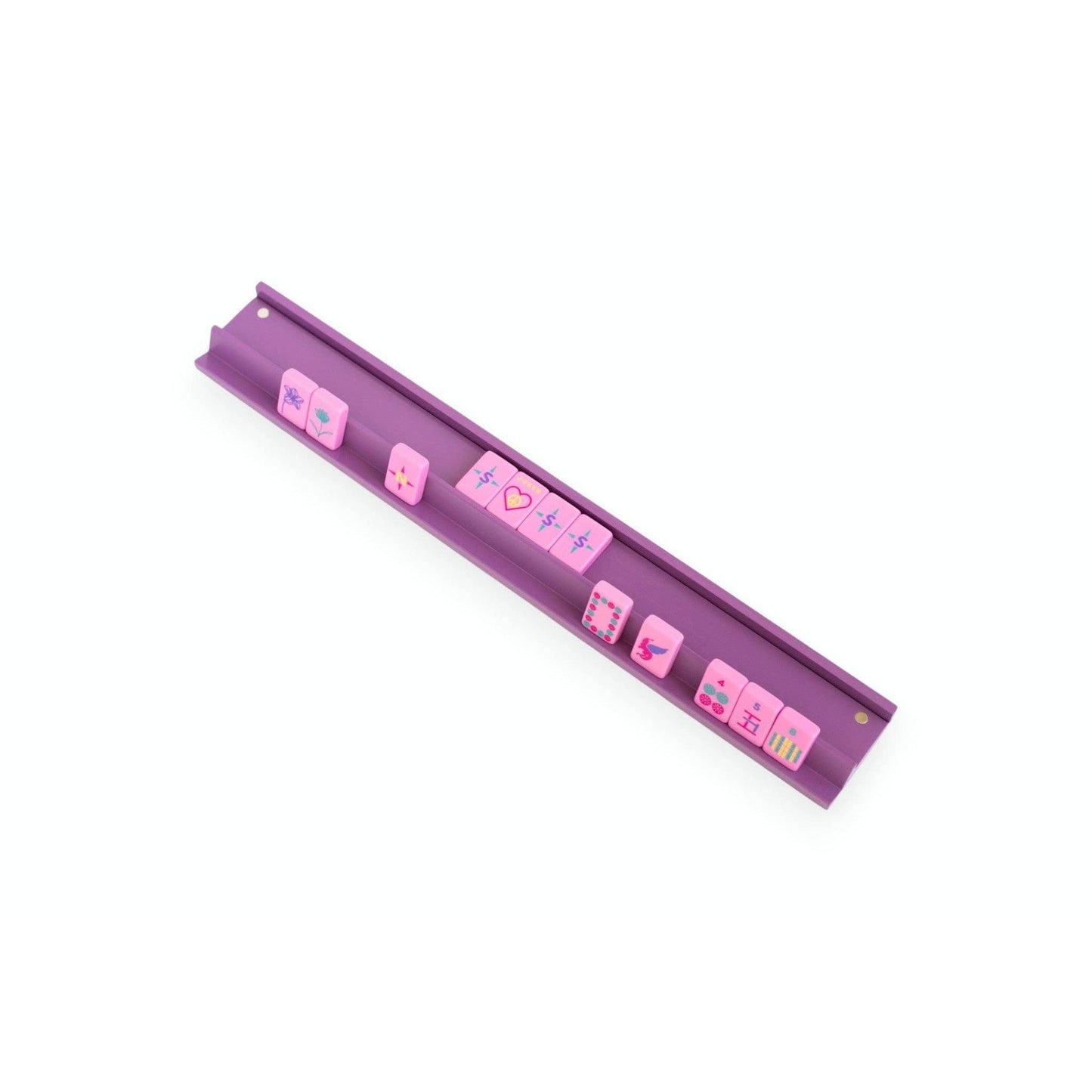 Peace Love Mahjong - Mahjong Racks & Pushers (Set of 4): Cobalt