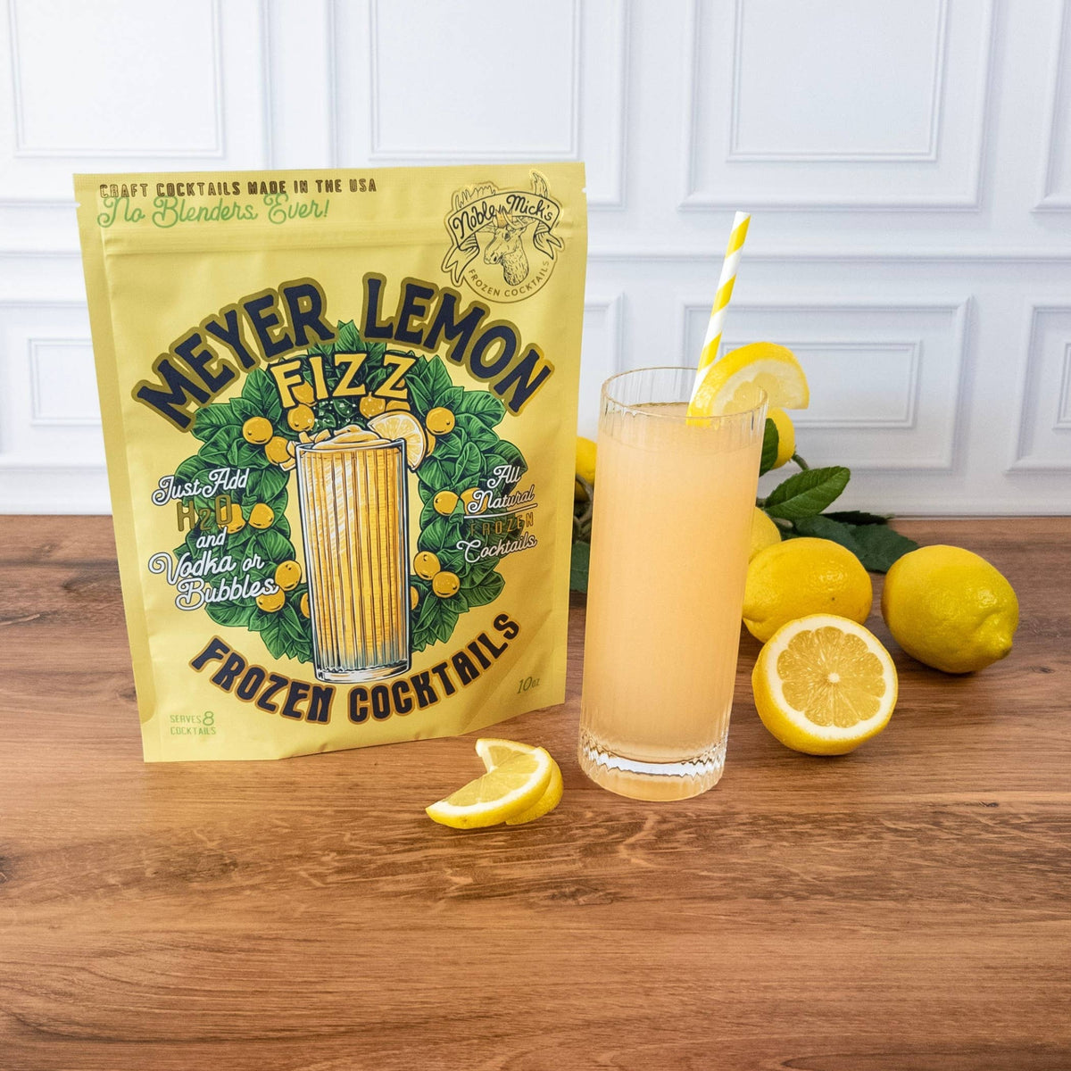 Meyer Lemon Fizz Frozen Cocktail