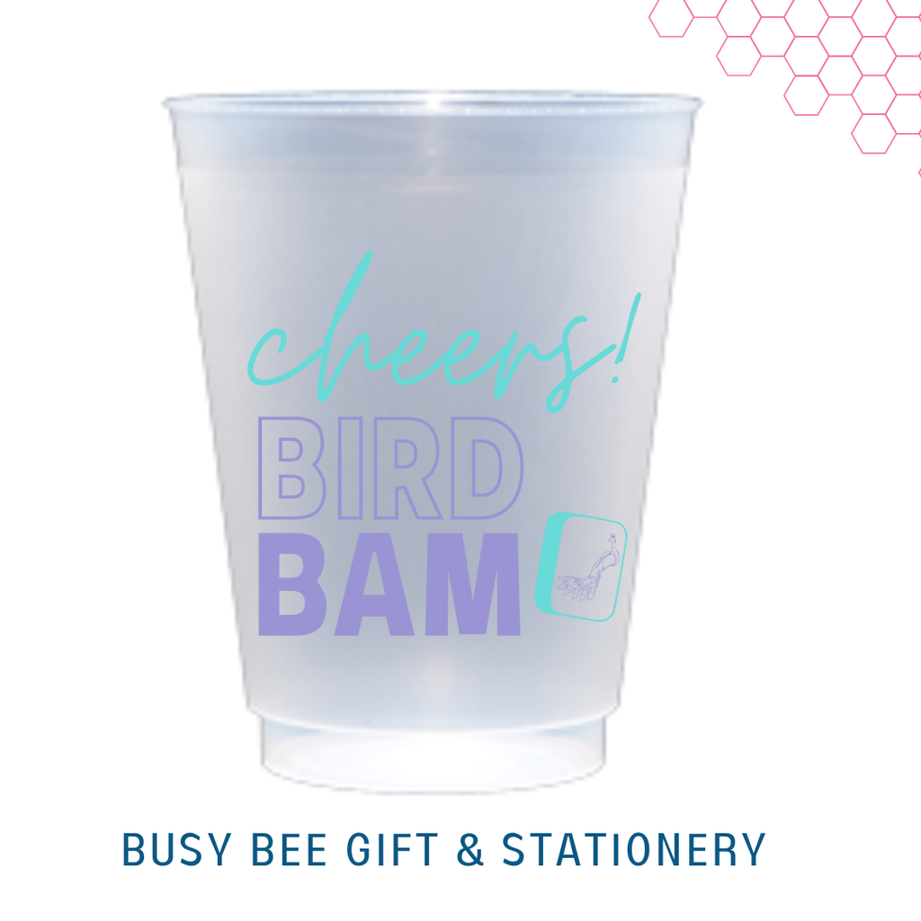 Cheers! Bird Bam Mahjong Foam Cups 16 oz Cups