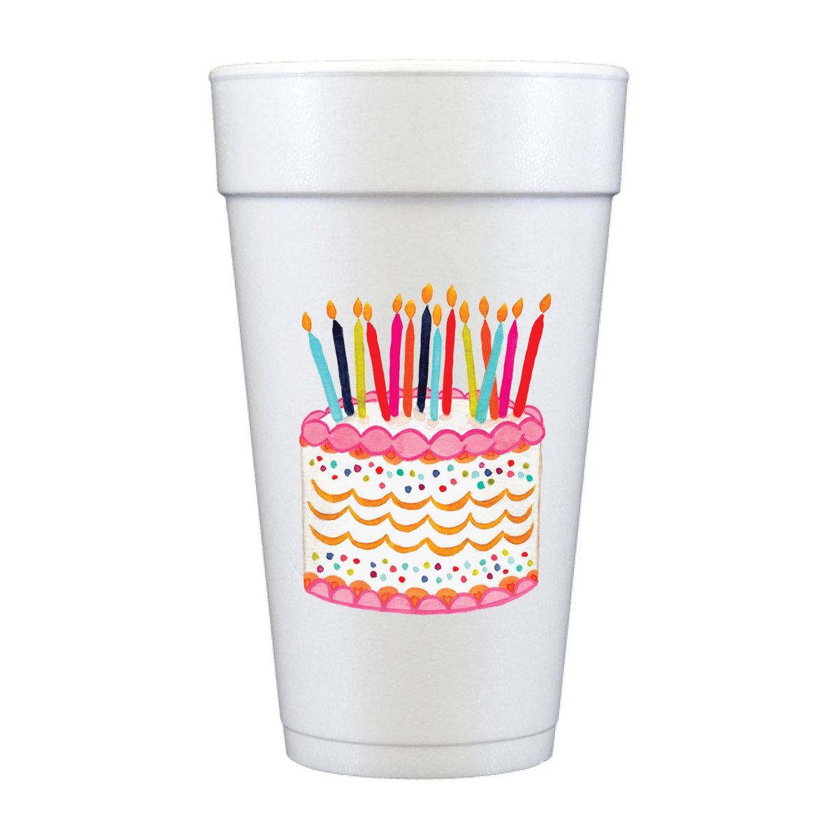 Happy Birthday Cake | Styro Cups