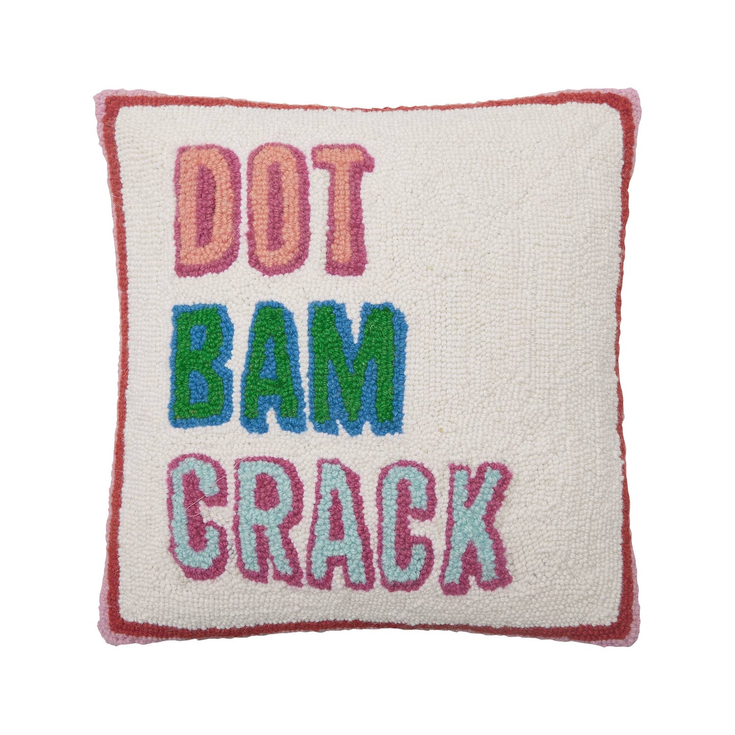 Peking Handicraft - Dot Bam Crack Hook Pillow -