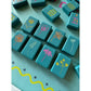 Peace Love Mahjong - OG Mahj Tiles - Totally Teal: Totally Teal