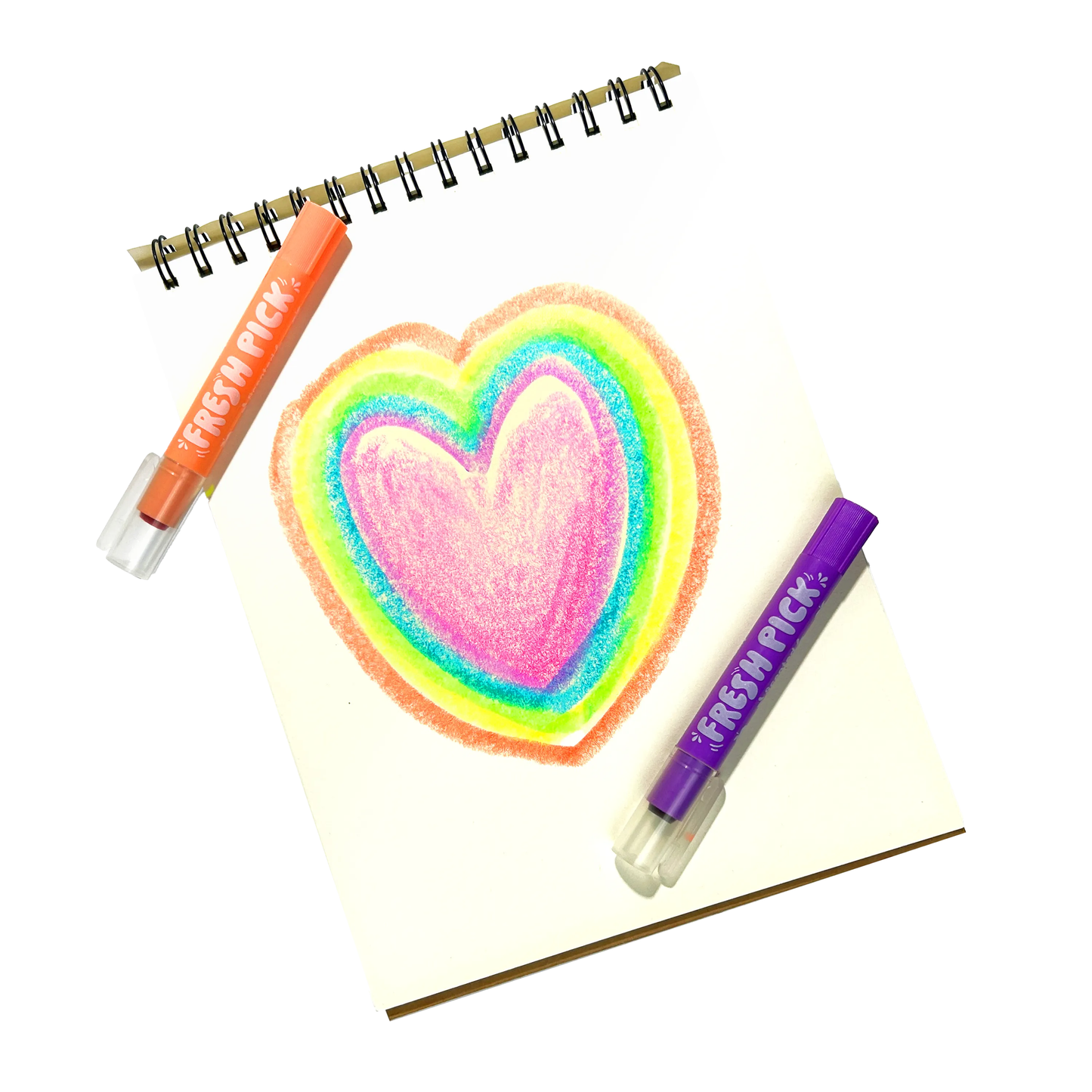 OOLY - Fresh Pick Apple Scented Gel Crayons - Set of 6