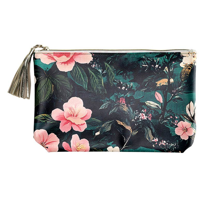 Santa Barbara Design Studio - Oil Cloth Pouch - Mahj Floral: