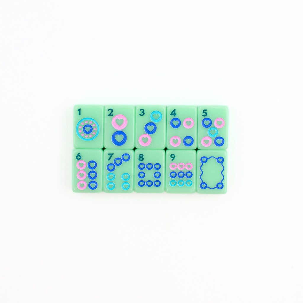 LIMITED TIME SALE - My Fair Mahjong - MINI TRAVEL MAHJONG  |  Mini Anywhere Series  |  Green