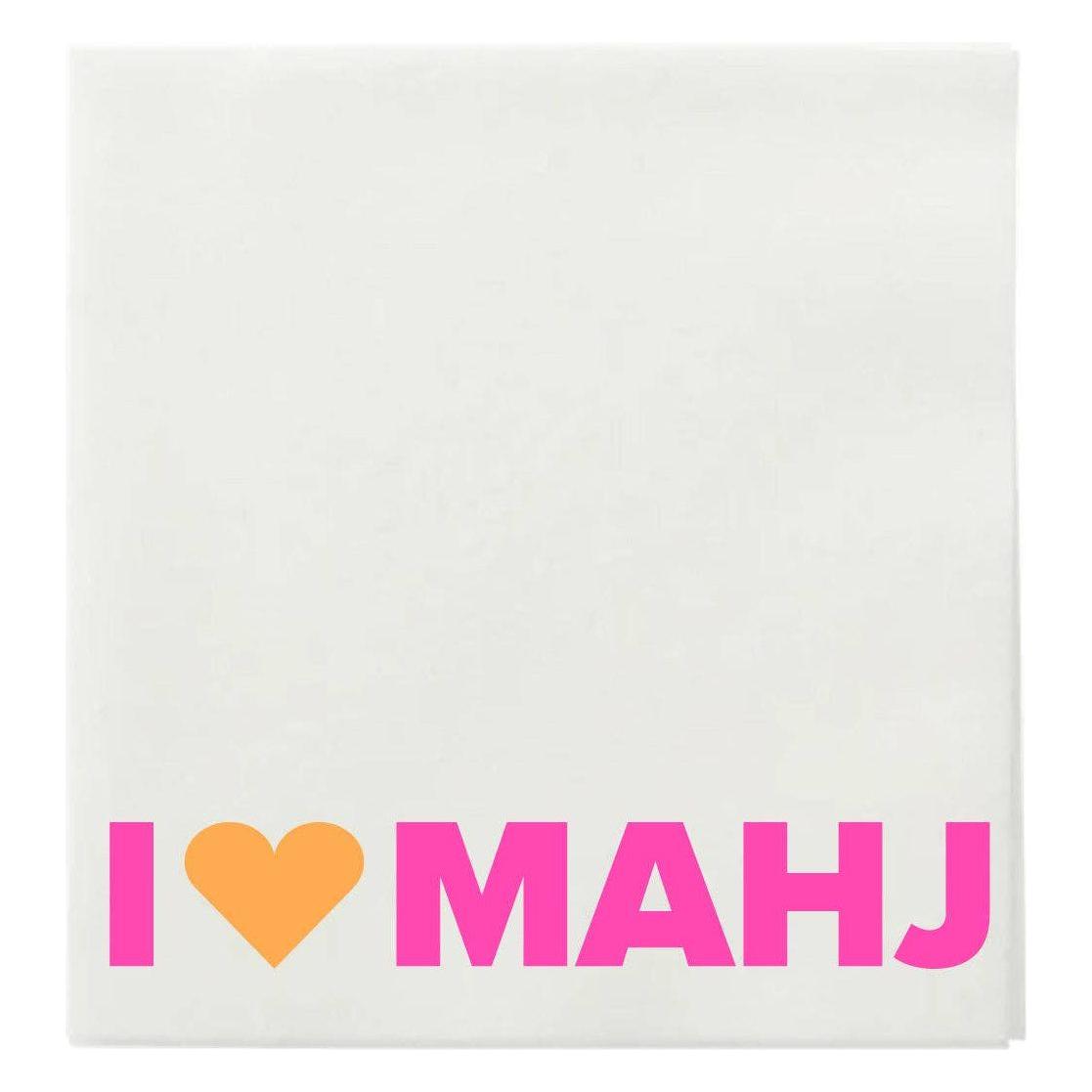 "I HEART MAHJ" COCKTAIL NAPKINS