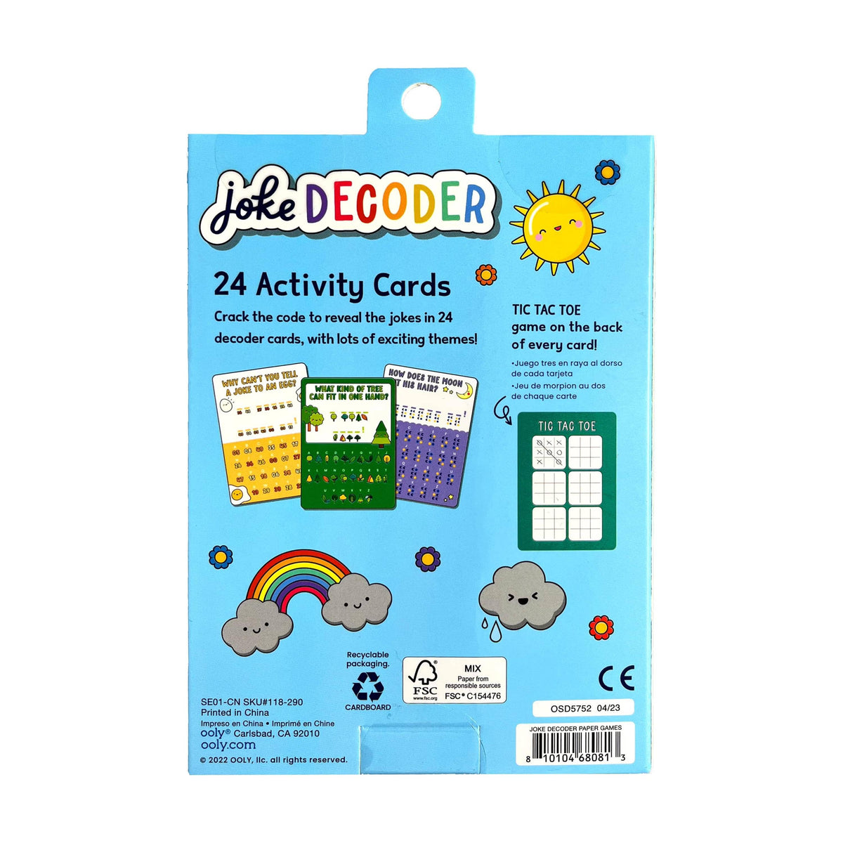 Decoder Card Merch Joke Decoder Activity Cards – Well Gifted