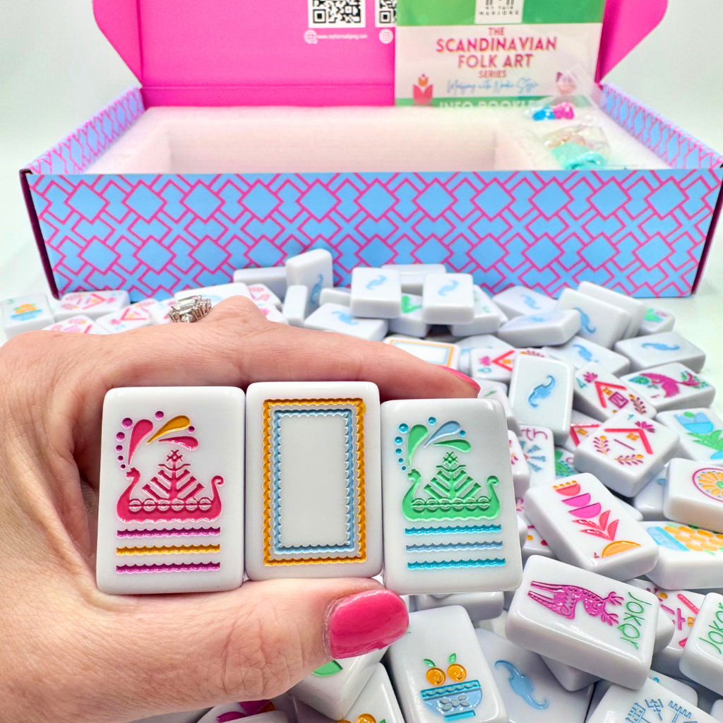 LIMITED TIME SALE  - My Fair Mahjong - THE SCANDINAVIAN FOLK ART SERIES | Mahjong with Nordic Style