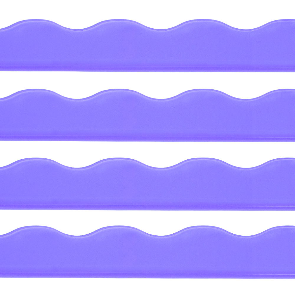 My Fair Mahjong - MAHJONG RACK PUSHER ADD ON-MAGNETIC | Premium Acrylic Set(4): Transparent-Wavy-Purple