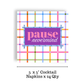 Mahjong "Pause Nevermind" 24ct Cocktail Napkins - Fabuplates