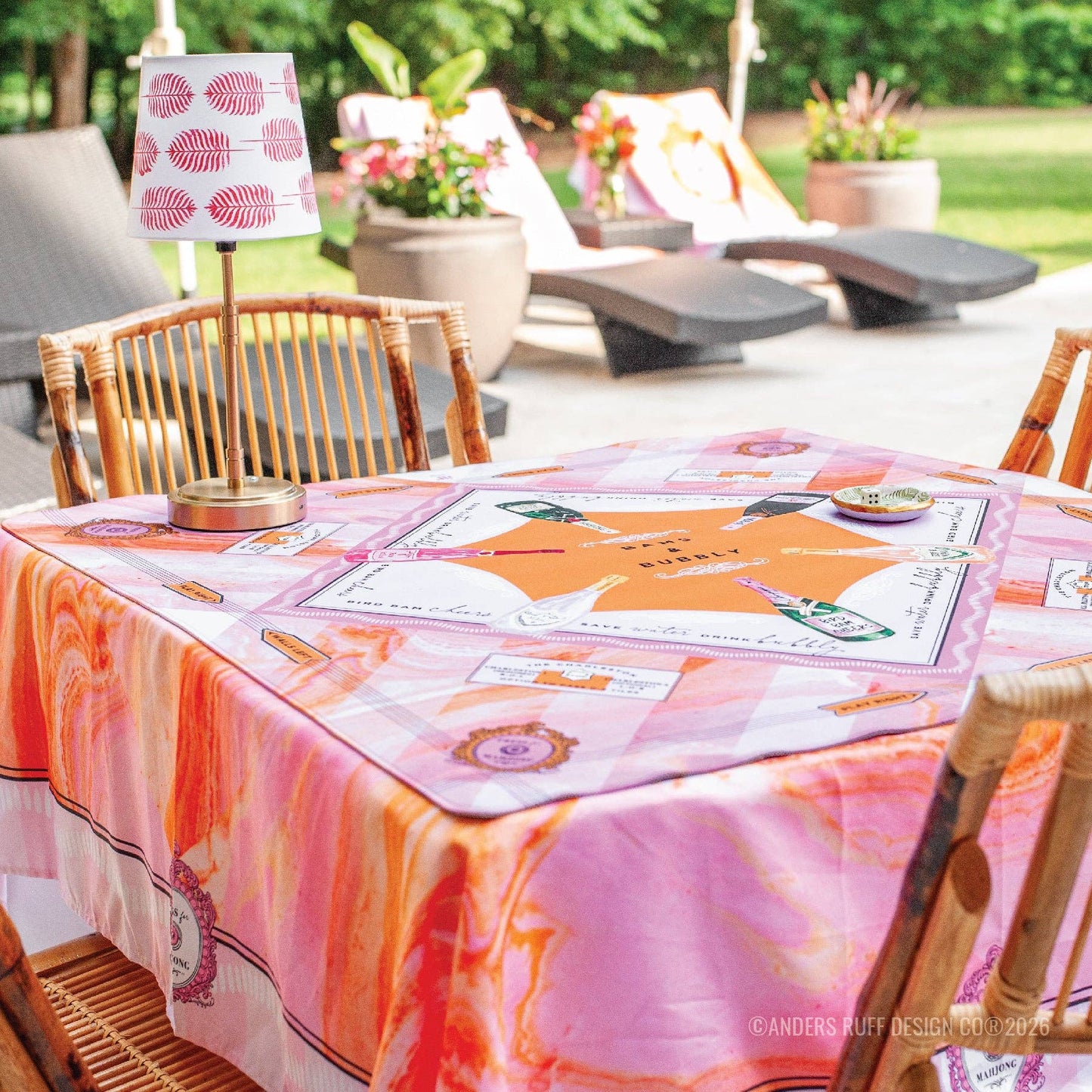 Anders Ruff Design Co. - Bams & Bubbly Mahjong Mat
