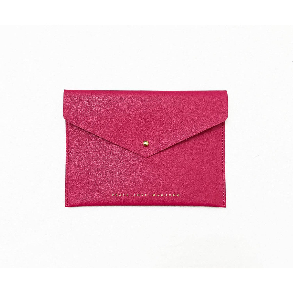 Peace Love Mahjong - Card Clutch: Serenity Blue - Large Size