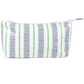 Small Tyvek® Zipper Pouch | Orange Plaid
