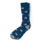 Together We Stand American Flag Sock | Navy Blue
