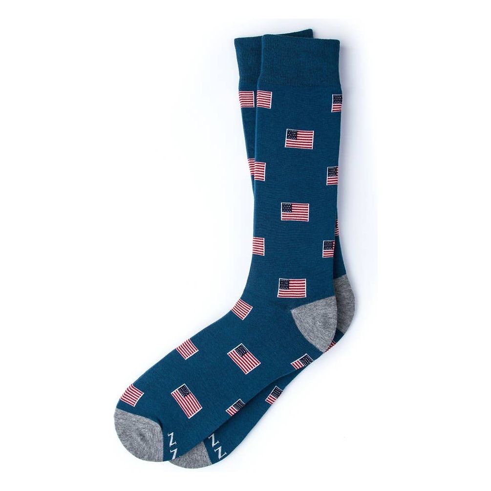 Together We Stand Sock -  Navy Blue Carded Cotton