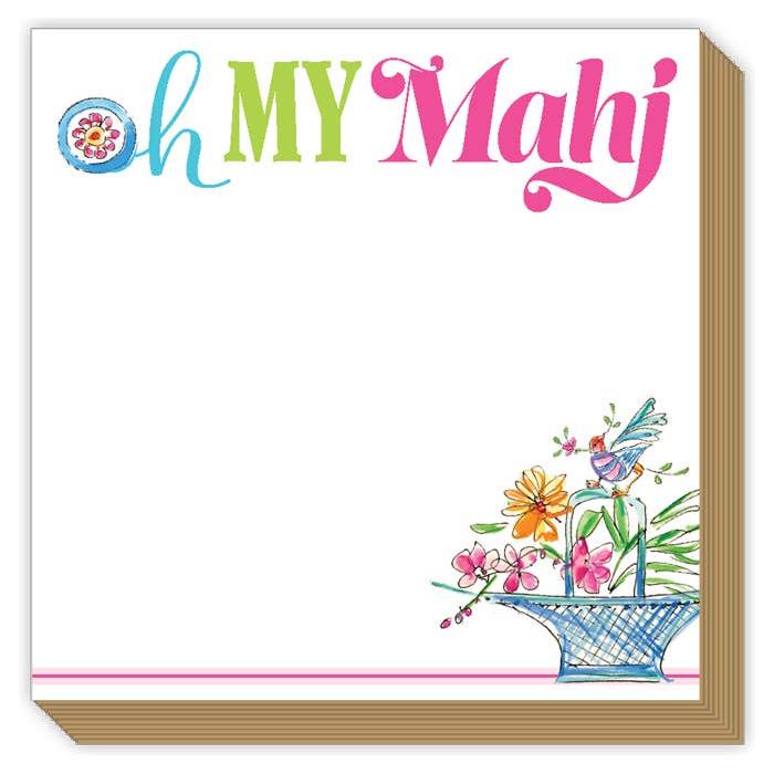 Mahjong Floral Oh My Mahj Luxe Notepad