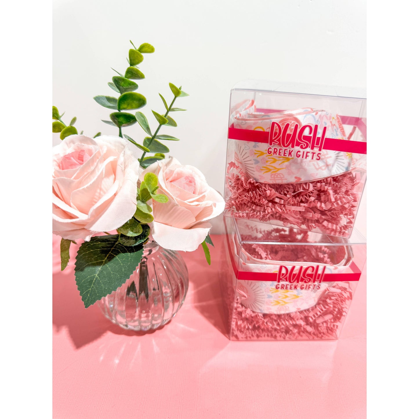 Phi Mu Sorority Silky Scarf