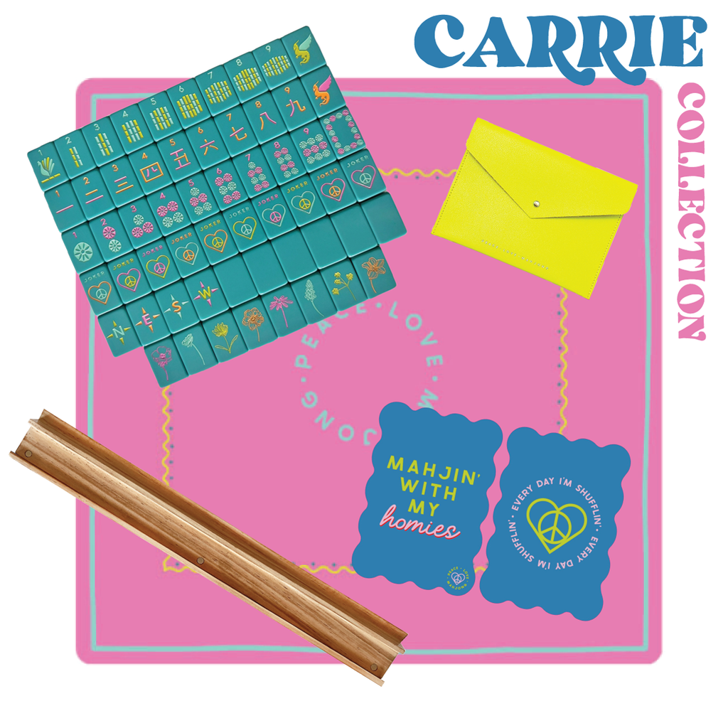 Peace Love Mahjong - OG Mahj Tiles - Totally Teal: Totally Teal