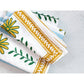 Mended - Table Throw - The Elle, Evergreen & Mustard