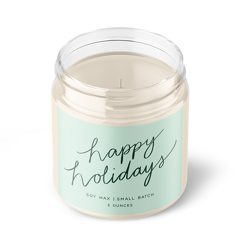 Poured Goods | Happy Holidays Candle