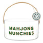 Mahj Acrylic Party Bucket - Mahjong Munchies: 8.25" Dia x 4" H