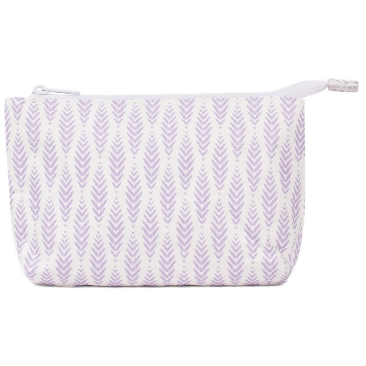 Small Tyvek® Zipper Pouch | Tangerine Gingham