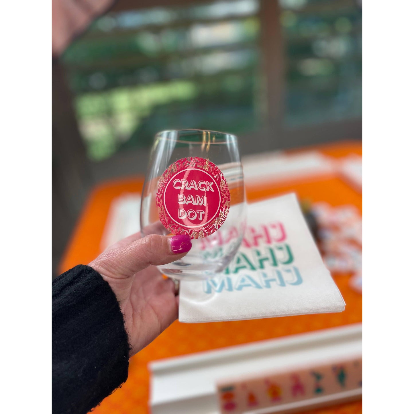 My Fair Mahjong - Mahj Mahj Mahj Cocktail Napkins - 50-Pack | 5'' x 5''