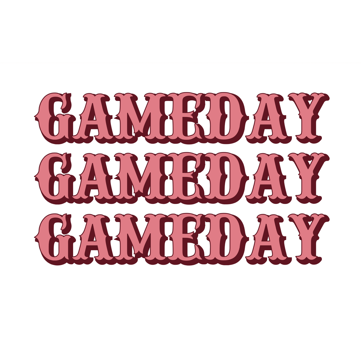 GAMEDAY COLLEGE STATION insert set | 11x17