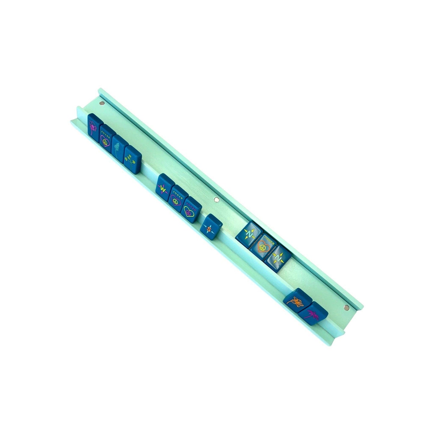 Peace Love Mahjong - Mahjong Racks & Pushers (Set of 4): Mint