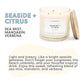 Calyan Wax Co. - Seaside + Citrus - 3 Wick Clear Glass Tumbler Soy Candle