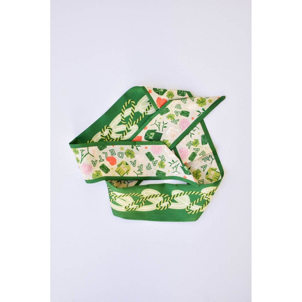 Saturday Silks - Kappa Delta Skinny Scarf