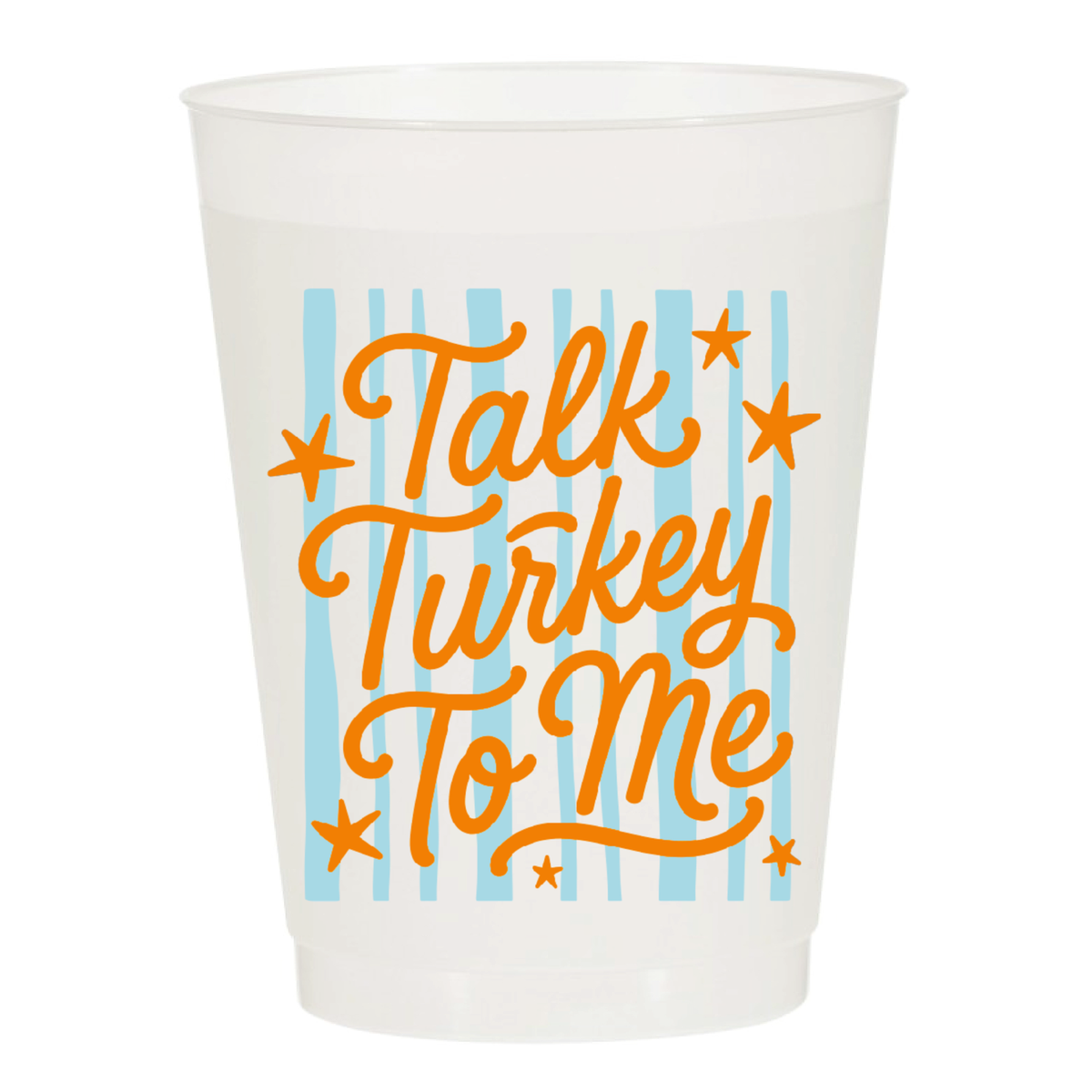 Talk Turkey To Me | Thanksgiving Frosted Cups