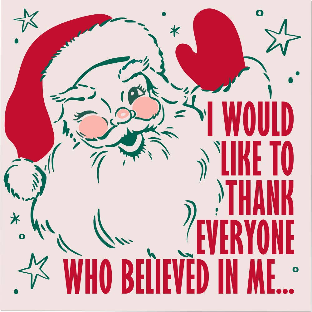 Believed In Me | Holiday Cocktail Napkins