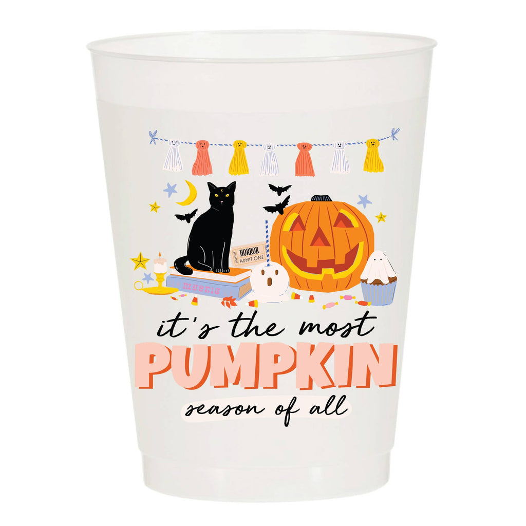 The Most Pumpkin Seasons Halloween Frosted Cups - Halloween: Pack of 6