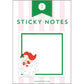 Santa Cabana Stripes Sticky Notes