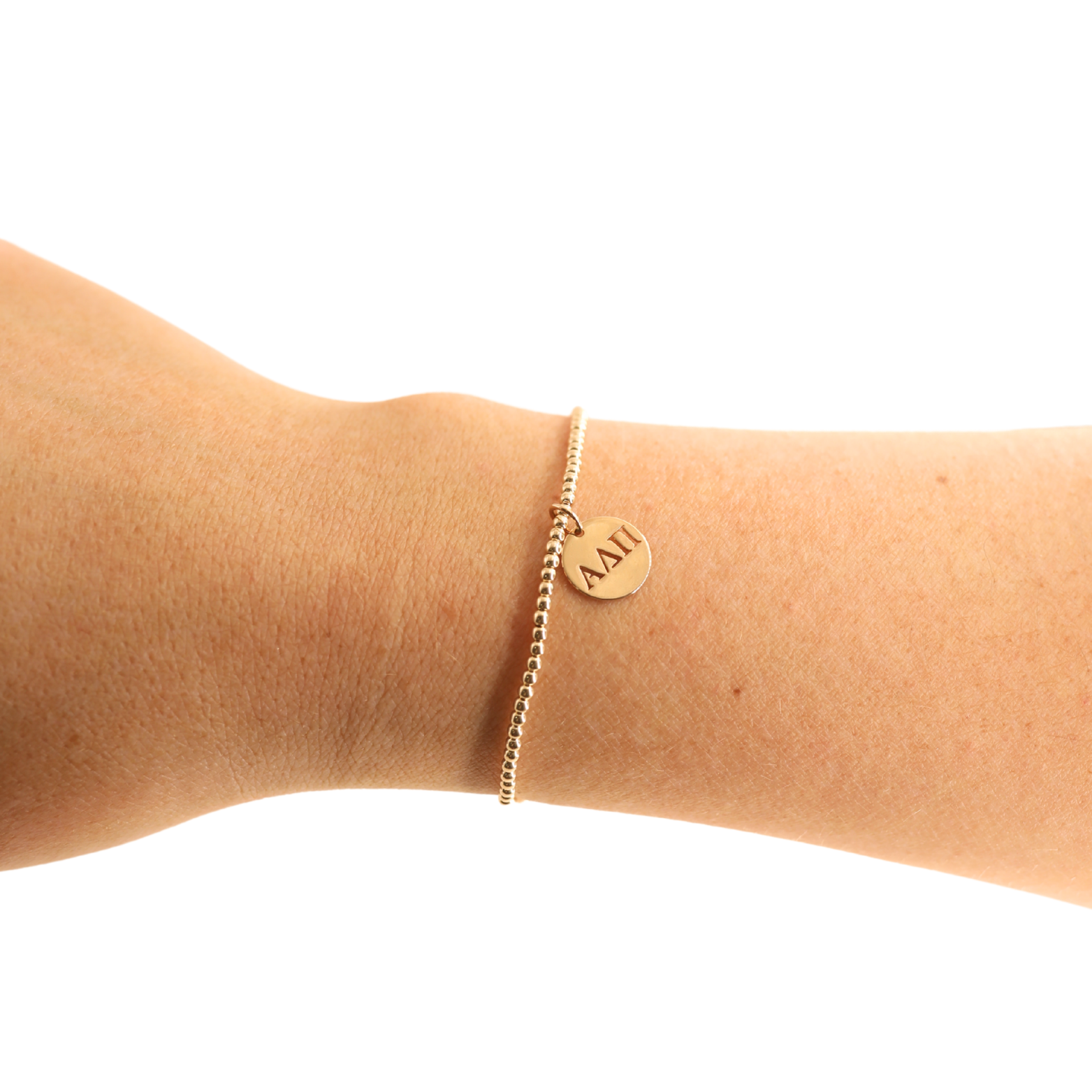 Beaded Blondes - Alpha Delta Pi Charm Bracelet: Standard 6.75 inch