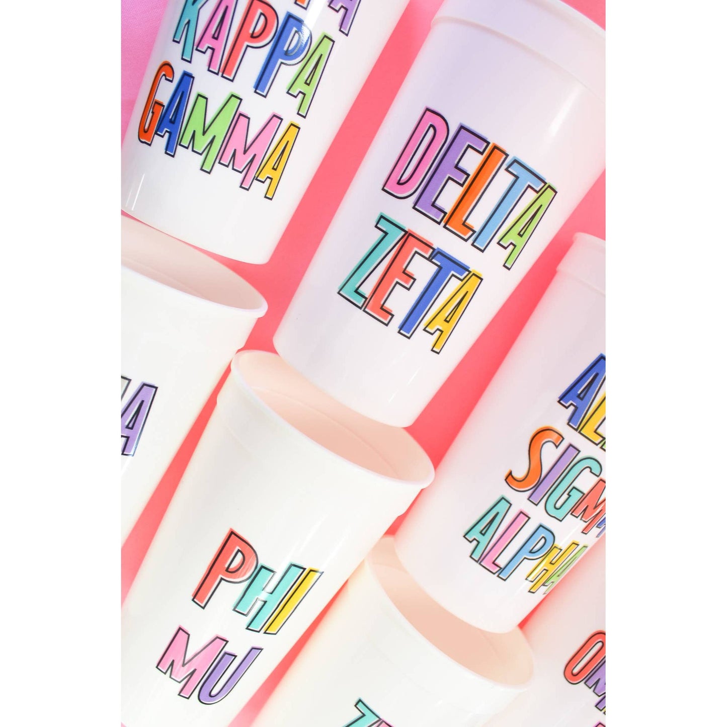 PHI MU Bring On the Fun Sorority Stadium Cup (set of 1)