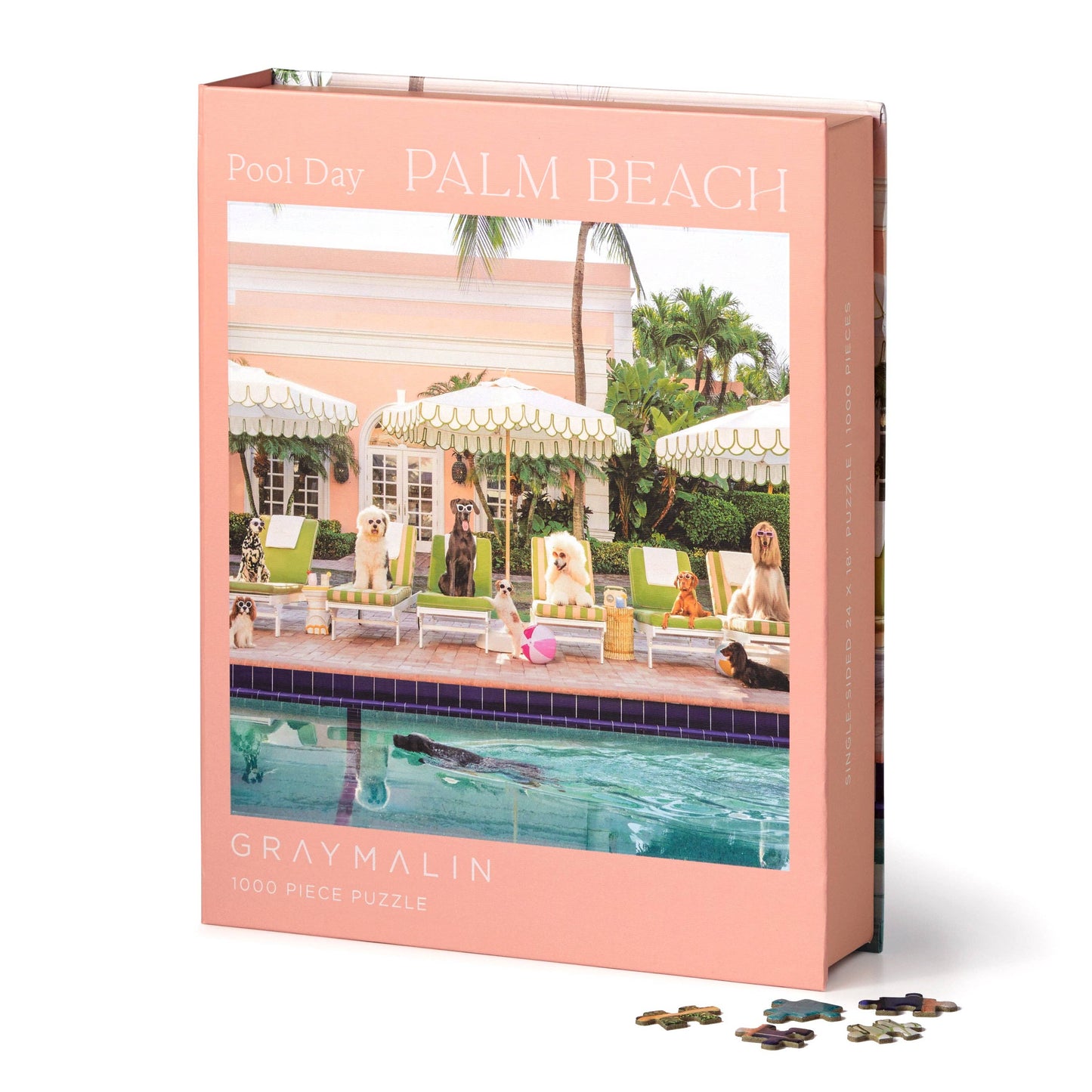 Chronicle Books - Gray Malin Palm Beach 1000 Piece Book Box Puzzle