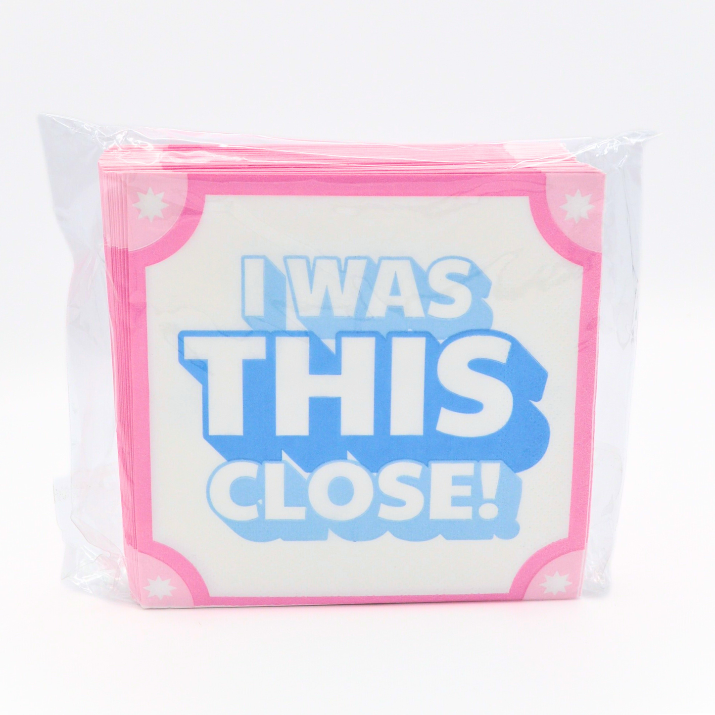 Middle & Main Mahjong - "I Was THIS Close!" Cocktail Napkins