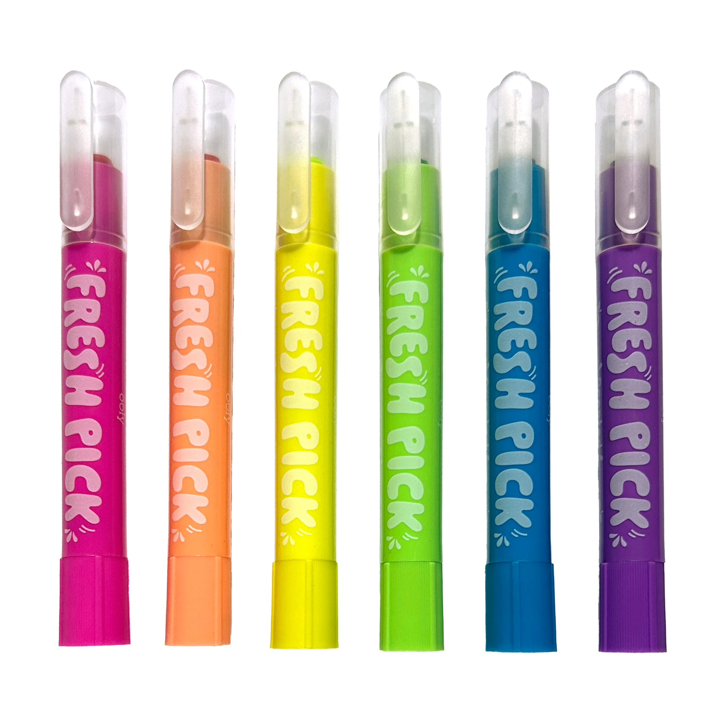 OOLY - Fresh Pick Apple Scented Gel Crayons - Set of 6