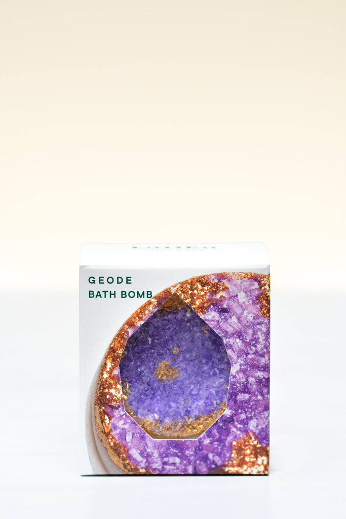 Crystal Geode Bath Bomb | Amethyst  | Purple and Pink 💎