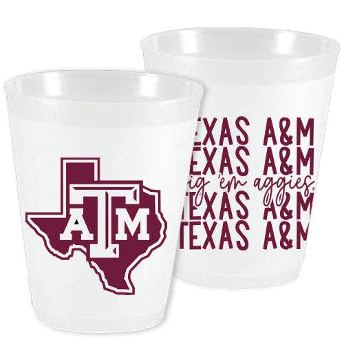 Texas A&M Gig Em Mirror FF: Maroon